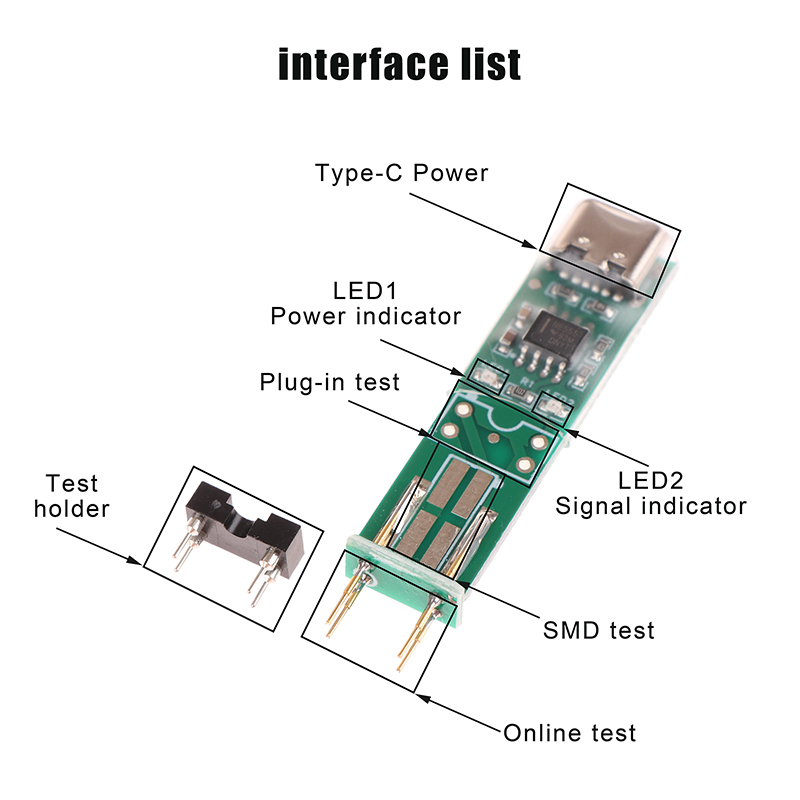 Electronics Repair Online - V5.0 Optokoppler-Testinstrument, Online-Erkennungswerkzeuge für elektronische Reparaturen,