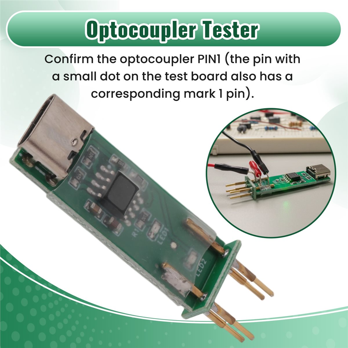 Electronics Repair Online - A46U Optokoppler-Tester Optokoppler-Prüfgerät Online-Testmodul Elektronisches Reparaturwerkzeug
